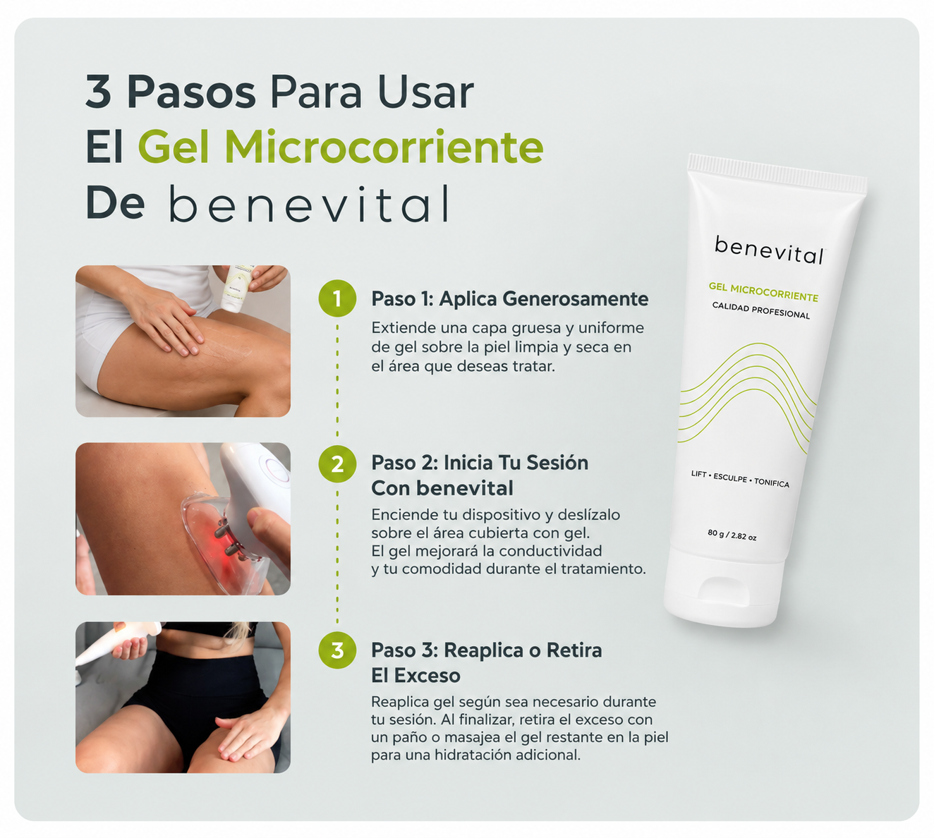 Benevital™ Gel de Microcorriente