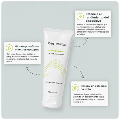 Benevital™ Gel de Microcorrente de Grau Profissional
